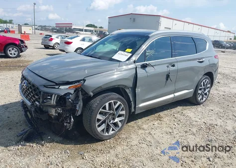 2022 Hyundai Santa Fe Calligraphy from USA, damaged, VIN 5NMS54AL0NH416745